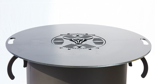 Komplett Set Thermolackfass mit 800er Plancha / Grillplatte